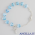 Bracciale cuore variegato azzurro