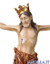 Cristo Romanico con corona oro zecchino antico