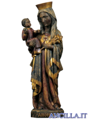 Madonna di Altotting originale oro zecchino antico