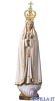 Madonna di Fatima Capelinha con corona in metallo e cristalli