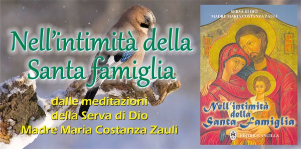 Nell'intimità della Santa Famiglia